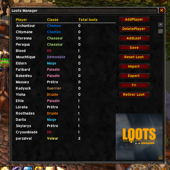 Loots Manager
