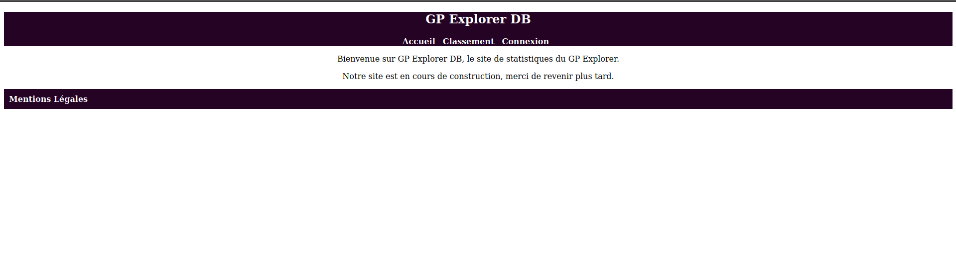 GP Explorer DB