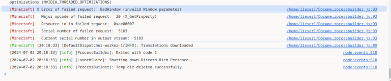 Minecraft, Mods et Linux : Impossible de lancer le jeu